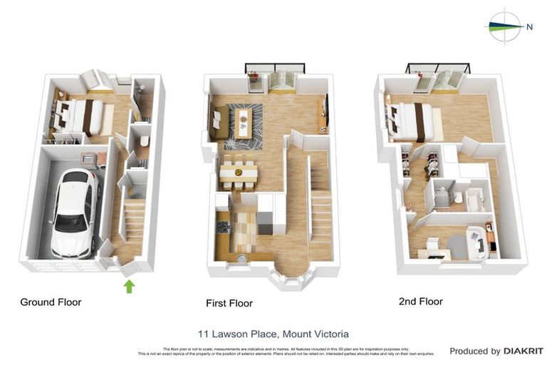 Photo of property in 11 Lawson Place, Mount Victoria, Wellington, 6011