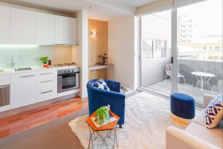 Photo of property in The Wellington Suites, 388/233 Cuba Street, Te Aro, Wellington, 6011