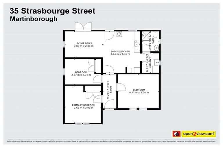 Photo of property in 35 Strasbourge Street, Martinborough, 5711