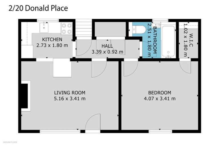 Photo of property in 2/20 Donald Place, St Albans, Christchurch, 8014