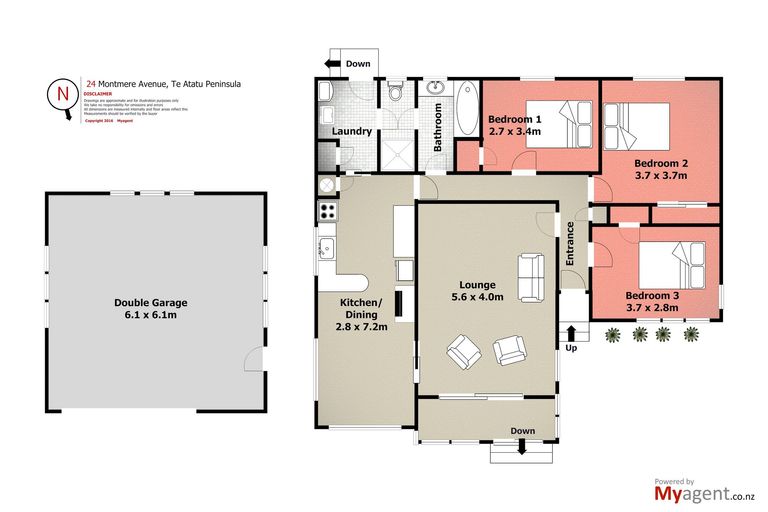 Photo of property in 24 Montmere Avenue, Te Atatu Peninsula, Auckland, 0610