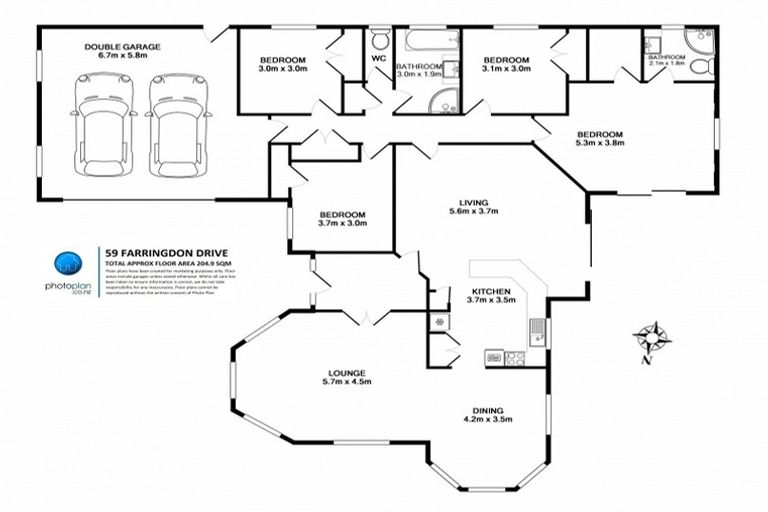 Photo of property in 59 Farringdon Avenue, Rototuna North, Hamilton, 3210