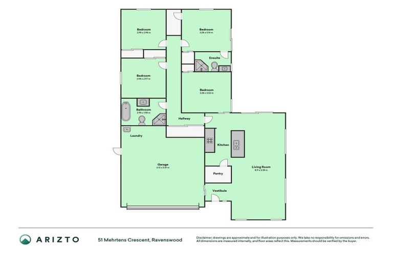 Photo of property in 51 Mehrtens Crescent, Woodend, 7691