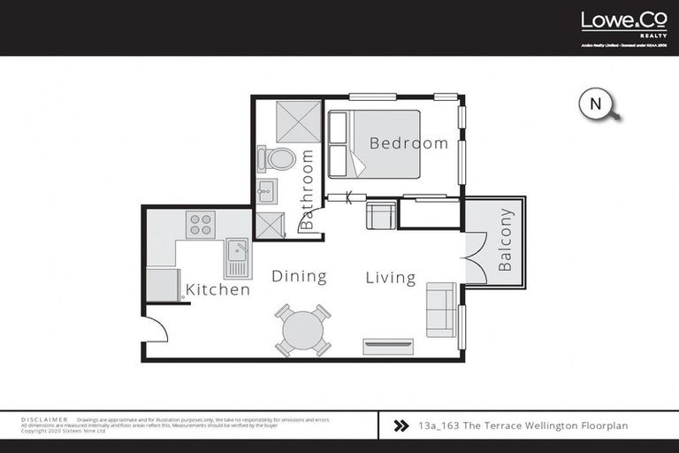 Photo of property in Terrace Heights Apartments, 13a/163 The Terrace, Wellington Central, Wellington, 6011