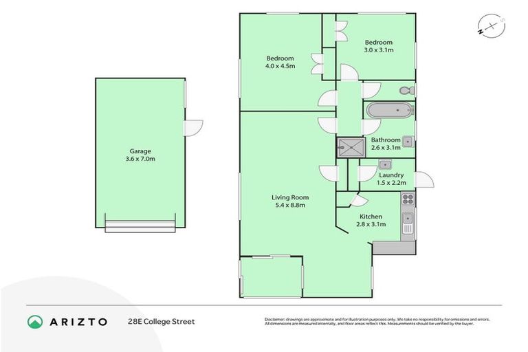 Photo of property in 28e College Street, College Estate, Whanganui, 4500