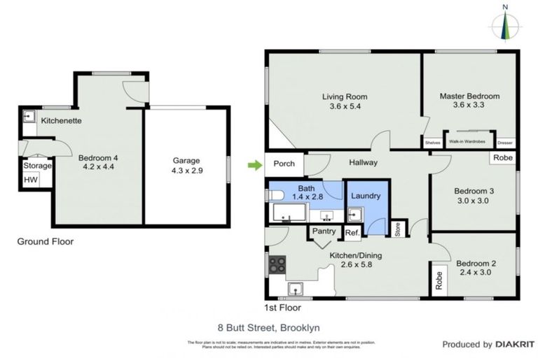 Photo of property in 8 Butt Street, Brooklyn, Wellington, 6021