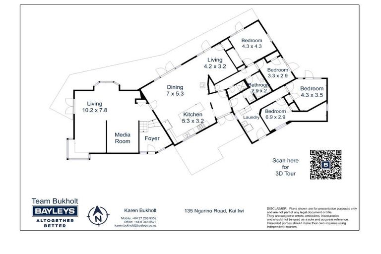 Photo of property in 135 Ngarino Road, Kai Iwi, Whanganui, 4574