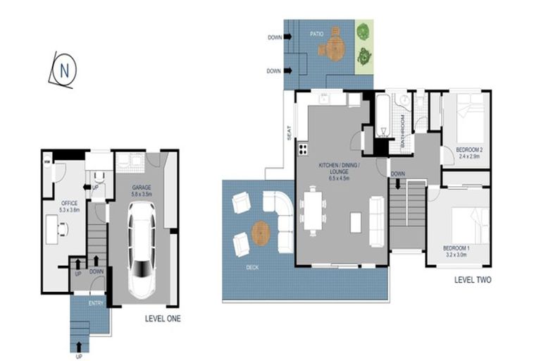 Photo of property in 2/34 Morriggia Place, Bayview, Auckland, 0629