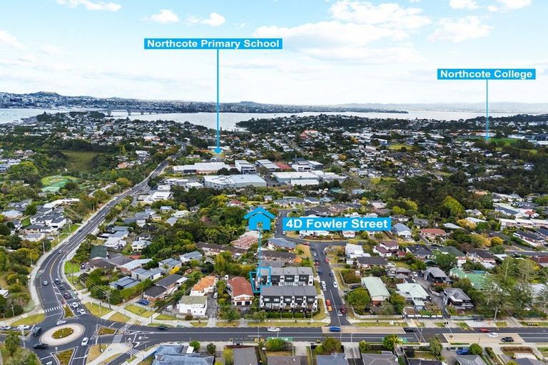 Photo of property in 4d Fowler Street, Northcote, Auckland, 0627