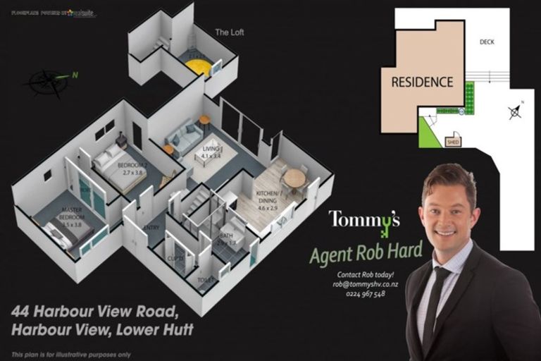 Photo of property in 44 Harbour View Road, Harbour View, Lower Hutt, 5010