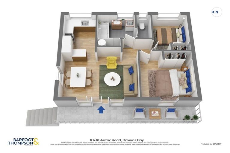 Photo of property in 10/41 Anzac Road, Browns Bay, Auckland, 0630