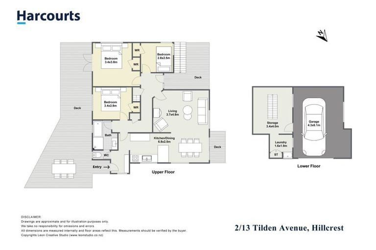 Photo of property in 2/13 Tilden Avenue, Hillcrest, Auckland, 0627