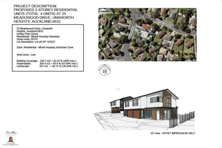 Photo of property in 25 Meadowood Drive, Unsworth Heights, Auckland, 0632