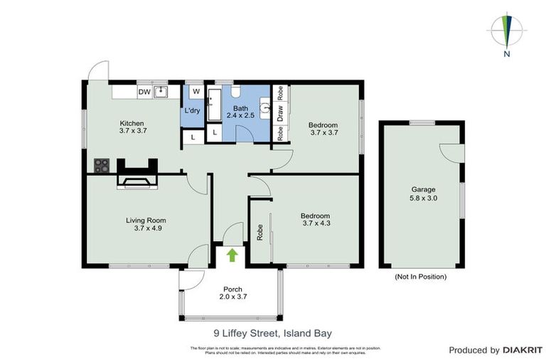 Photo of property in 9 Liffey Street, Island Bay, Wellington, 6023