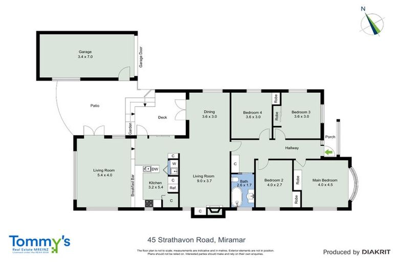 Photo of property in 45 Strathavon Road, Miramar, Wellington, 6022