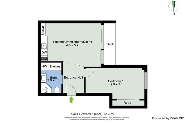 Photo of property in Edward Street Apartments, 54/3 Edward Street, Te Aro, Wellington, 6011