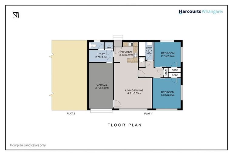 Photo of property in 2/4 Wolfe Street, Regent, Whangarei, 0112