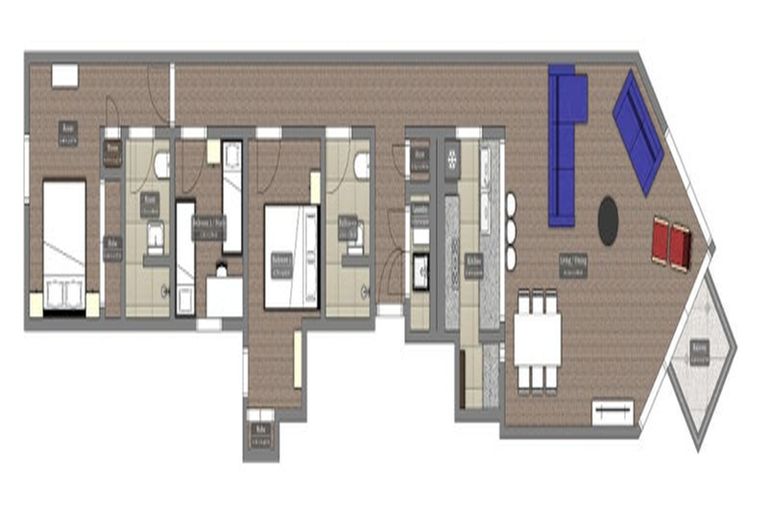 Photo of property in Piermont Apartments, 4c/82 Cable Street, Te Aro, Wellington, 6011