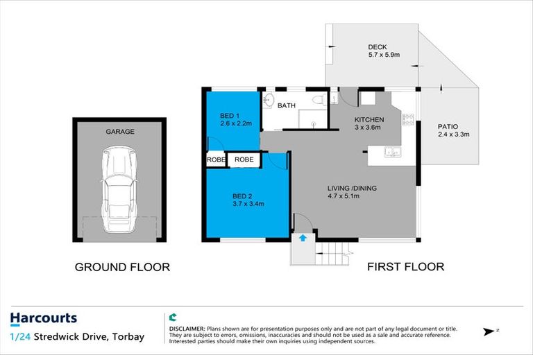Photo of property in 1/24 Stredwick Drive, Torbay, Auckland, 0630