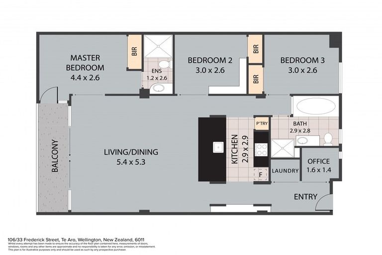 Photo of property in Croxley Mill Apartments, 106/33 Frederick Street, Te Aro, Wellington, 6011