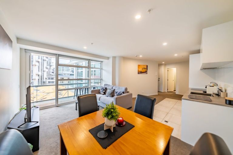 Photo of property in Pinnacle Apartments, E605/160 Victoria Street, Te Aro, Wellington, 6011