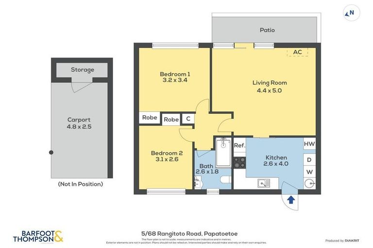 Photo of property in 5/68 Rangitoto Road, Papatoetoe, Auckland, 2025