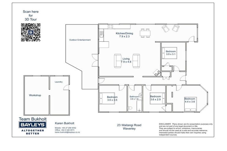 Photo of property in 23 Waitangi Road, Waverley, 4592