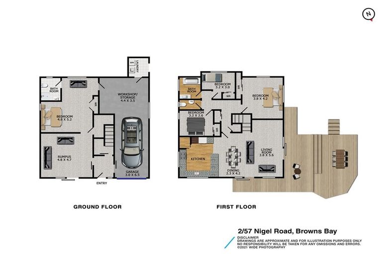 Photo of property in 2/57 Nigel Road, Browns Bay, Auckland, 0630