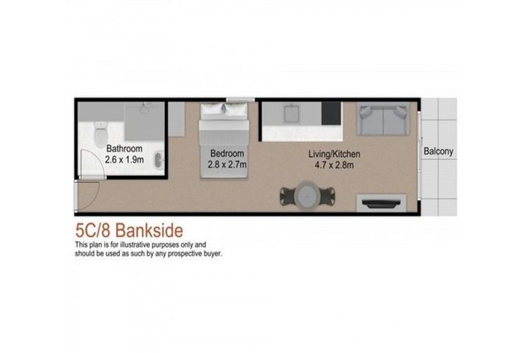 Photo of property in Waldorf Bankside Apartments, 4e/8 Bankside Street, Auckland Central, Auckland, 1010