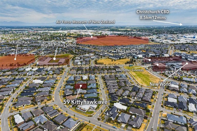 Photo of property in 59 Kittyhawk Avenue, Wigram, Christchurch, 8042