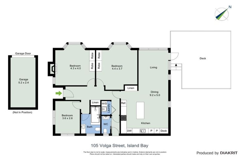 Photo of property in 105 Volga Street, Island Bay, Wellington, 6023