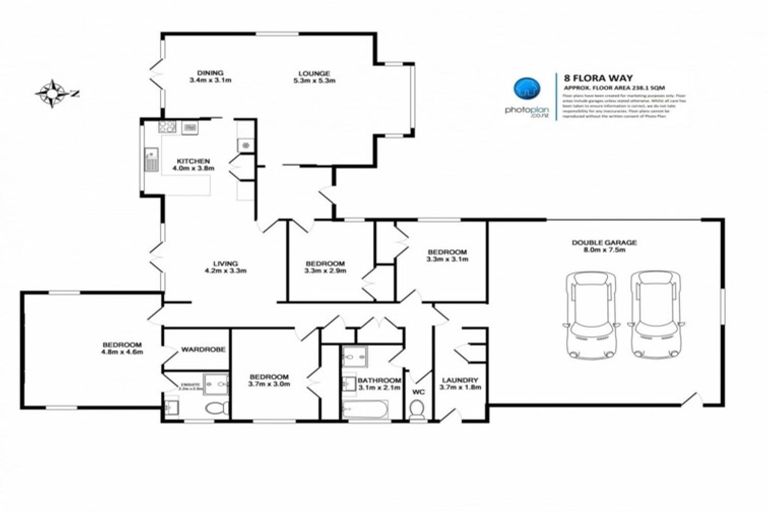 Photo of property in 8 Flora Way, Rototuna, Hamilton, 3210