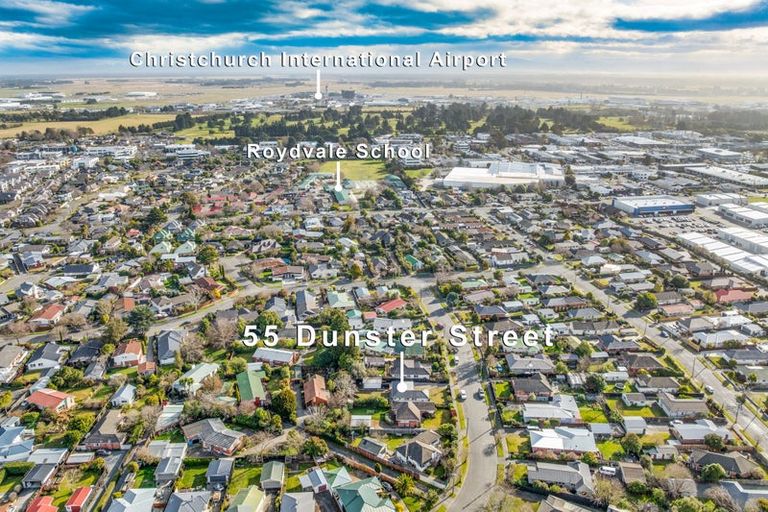 Photo of property in 55 Dunster Street, Burnside, Christchurch, 8053