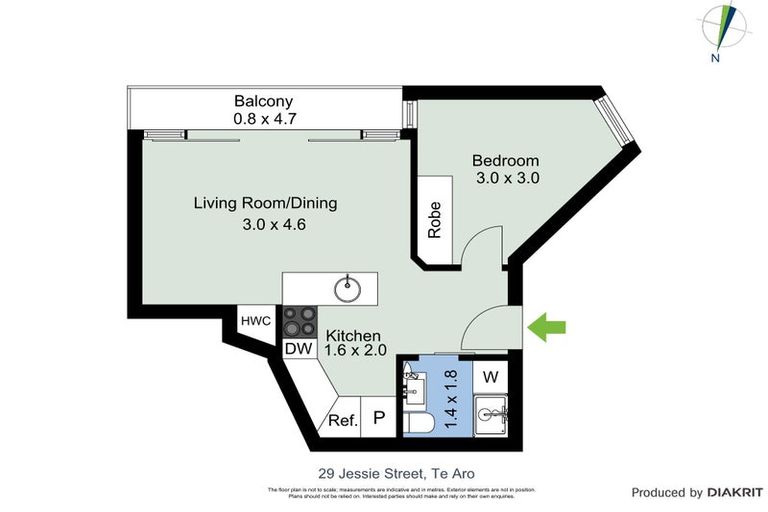 Photo of property in Fusion Apartments, 10/29 Jessie Street, Te Aro, Wellington, 6011