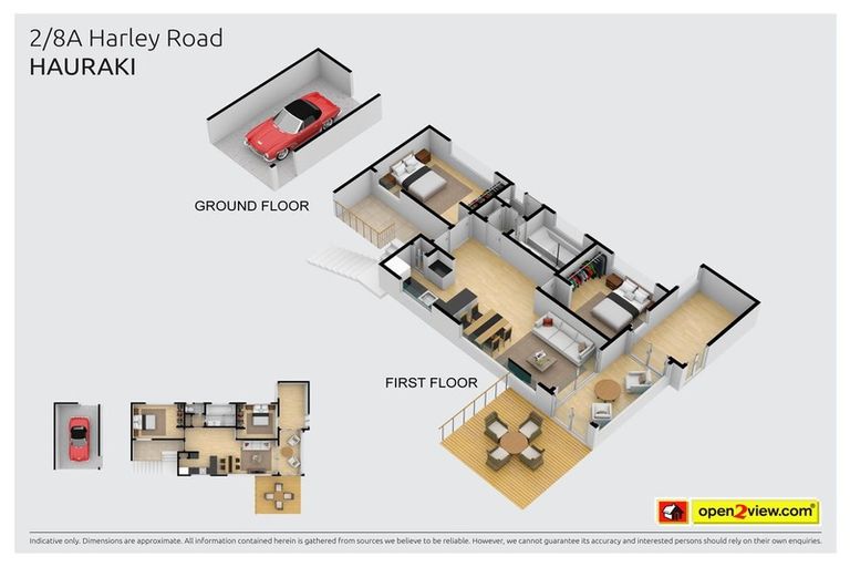 Photo of property in 2/8a Harley Road, Hauraki, Auckland, 0622
