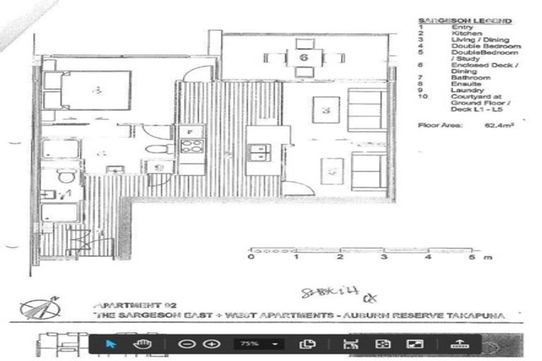 Photo of property in Frank Sargeson Apts, 502/80 Anzac Street, Takapuna, Auckland, 0622