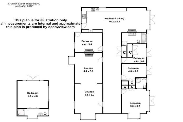 Photo of property in 5 Rankin Street, Wadestown, Wellington, 6012