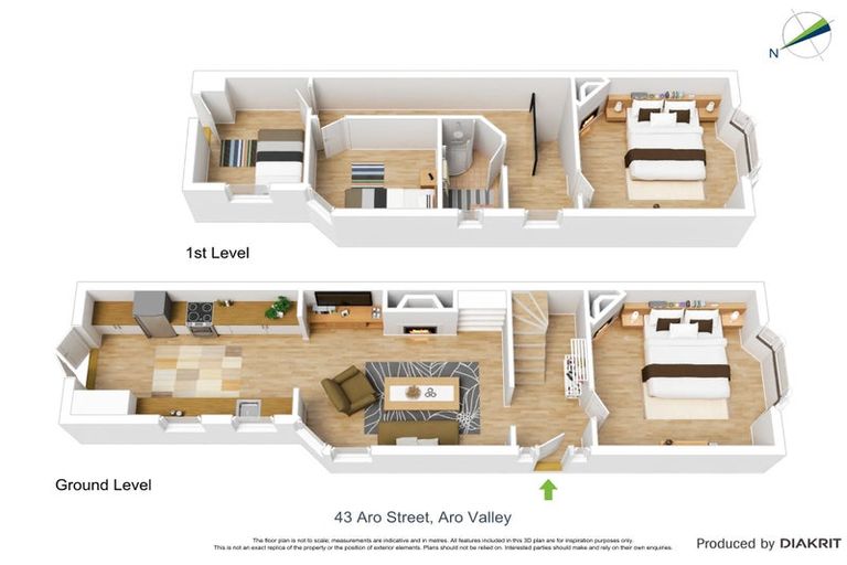 Photo of property in 43 Aro Street, Aro Valley, Wellington, 6021