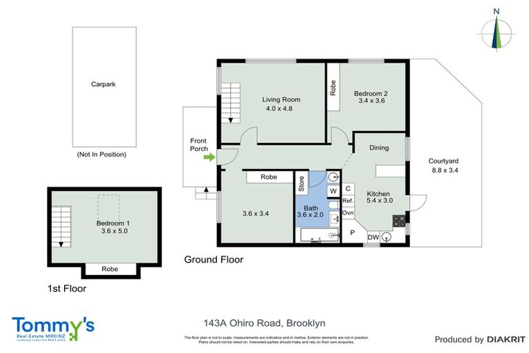 Photo of property in 143a Ohiro Road, Brooklyn, Wellington, 6021