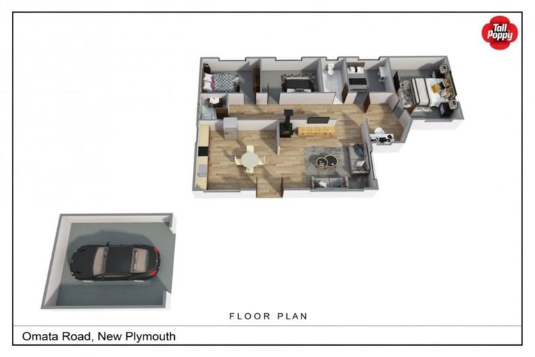 Photo of property in 51a Omata Road, Marfell, New Plymouth, 4310