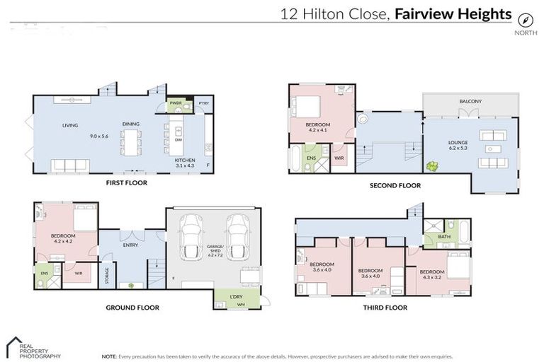 Photo of property in 12 Hilton Close, Fairview Heights, Auckland, 0632