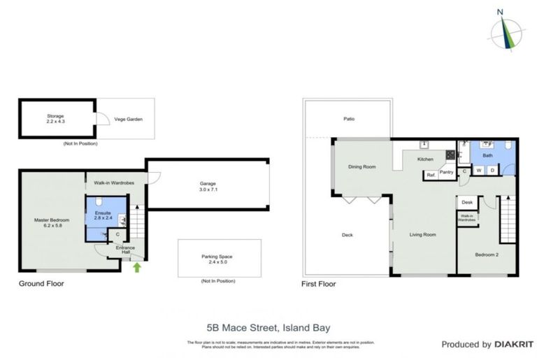 Photo of property in 5b Mace Street, Island Bay, Wellington, 6023