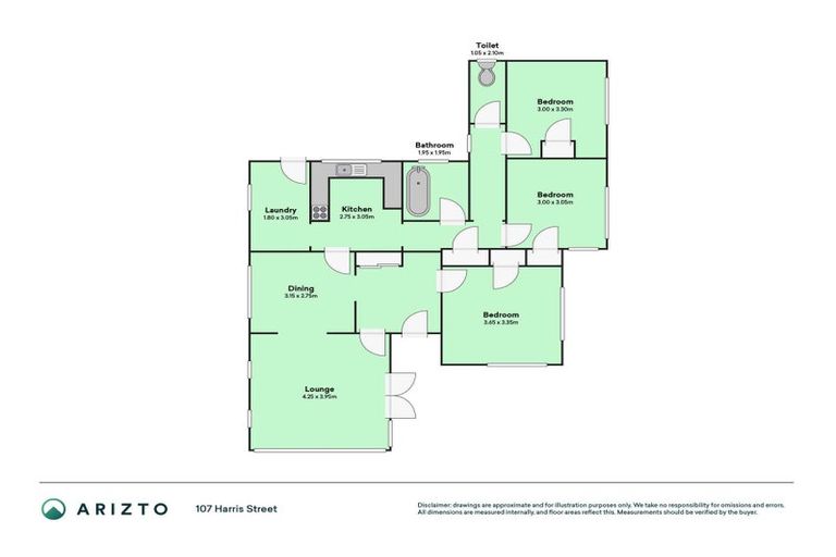 Photo of property in 107 Harris Street, Huntly, 3700