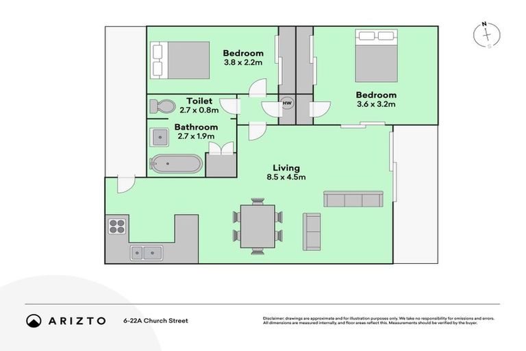 Photo of property in 6/22a Church Street, Northcote Point, Auckland, 0627