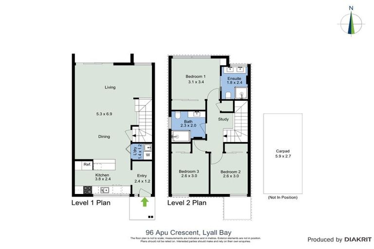 Photo of property in 96b Apu Crescent, Lyall Bay, Wellington, 6022