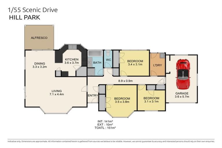 Photo of property in 1/55 Scenic Drive, Hillpark, Auckland, 2102