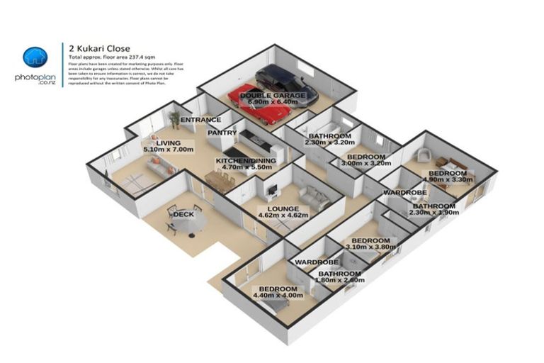 Photo of property in 2 Kukari Close, Flagstaff, Hamilton, 3210