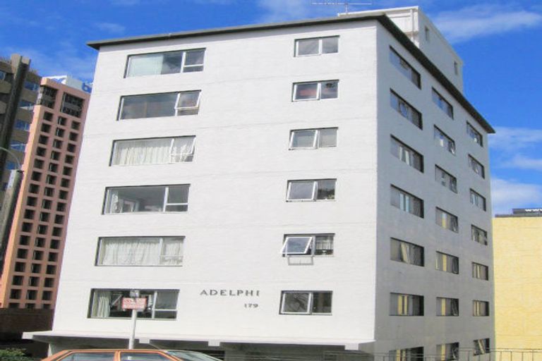 Photo of property in Adelphi Apartments, 179 The Terrace, Wellington Central, Wellington, 6011