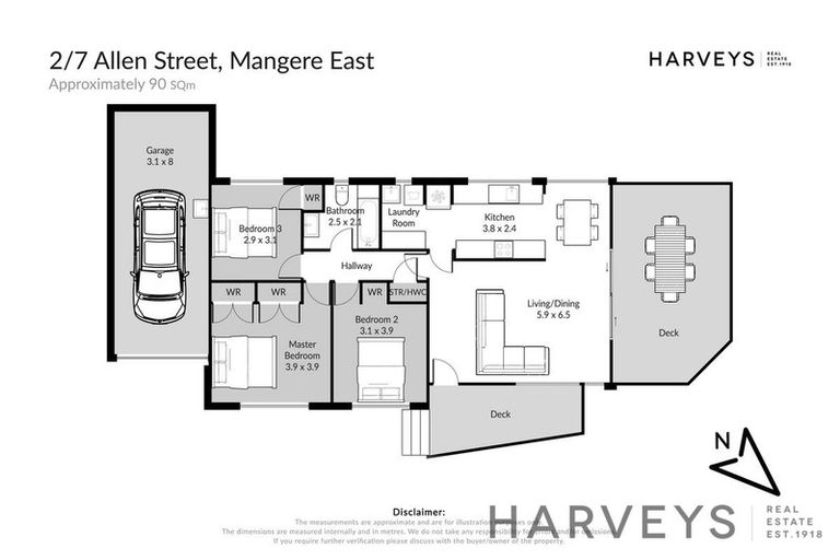 Photo of property in 2/7 Allen Street, Mangere East, Auckland, 2024