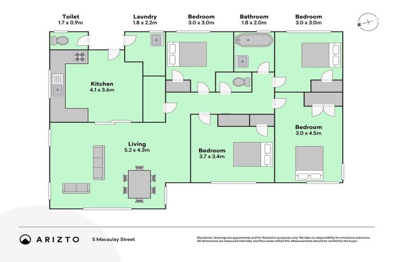Photo of property in 5 Macaulay Street, Leamington, Cambridge, 3432